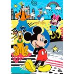 Jucarii, Copii si Bebe - Jucarii si jocuri - Jocuri si puzzle - Puzzle - Set 2 puzzle Mickey Mouse Clasic 22.5x33.5cm 104 piese, 3D 10x9x21cm - Infinity.ro