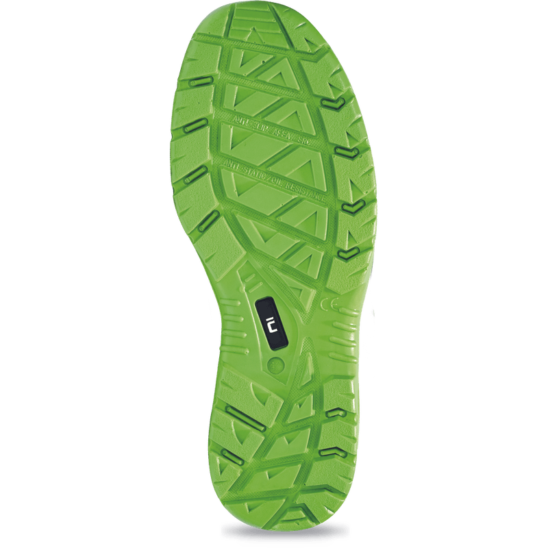 Casa si Gradina - Constructii - Echipamente de lucru - Incaltaminte protectia muncii - CERVA - Pantofi HALWILL MF ESD S1P SRC, negru/verde, mas. 39 [0201031260039] - Infinity.ro