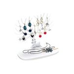 Fashion, accesorii si bijuterii - Femei - Bijuterii femei - Cutii bijuterii - Suport bijuterii, tip cerb, plastic, alb, 25x15x22 cm - Infinity.ro