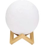 Casa si Gradina - Corpuri si surse de iluminat - Veioze si lampi - Lampi de veghe - Lampa tip luna, lumina calda-rece, alimentare baterii, 10 cm - Infinity.ro