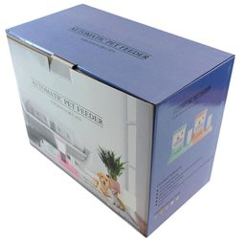 Casa si Gradina - Gradinarit si plante - Produse zootehnice - Adapatoare animale - Dispenser mancare/apa pentru animale, 2in1, albastru - Infinity.ro