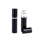 Ingrijire personala si Cosmetice - Machiaj - Accesorii machiaj - Sticluta de parfum pentru calatorie, reincarcabil, aluminiu, neagra, 10 ml - Infinity.ro