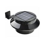 Casa si Gradina - Corpuri si surse de iluminat - Iluminat exterior - Lampi solare - Lampa solara, LED, plastic, neagra, 12x6 cm - Infinity.ro