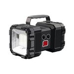 Casa si Gradina - Corpuri si surse de iluminat - Iluminat exterior - Lanterne - Lanterna LED, 7 moduri, alimentare USB, plastic, neagra, 17.7x10 cm - Infinity.ro