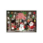 Casa si Gradina - Decoratiuni - Decoratiuni de sezon - Sticker pentru fereastra, model Craciun, multicolor - Infinity.ro