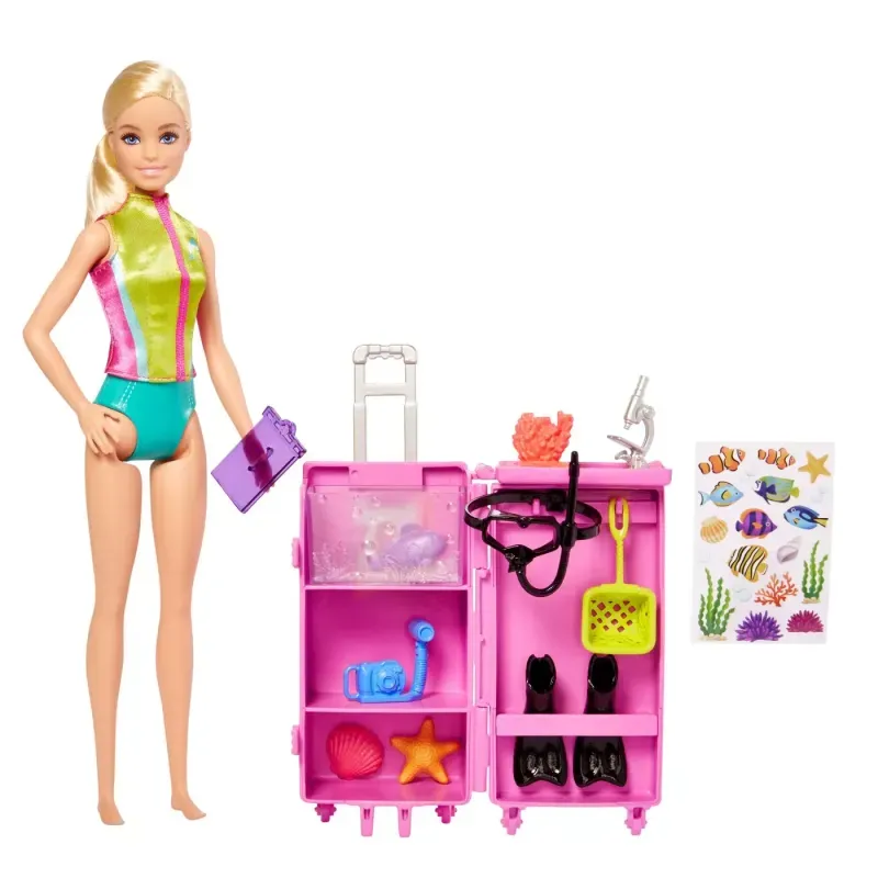 Jucarii, Copii si Bebe - Jucarii si jocuri - Papusi si accesorii - Papusi - Barbie You Can Be Anything Papusa Biologist Marin - Infinity.ro