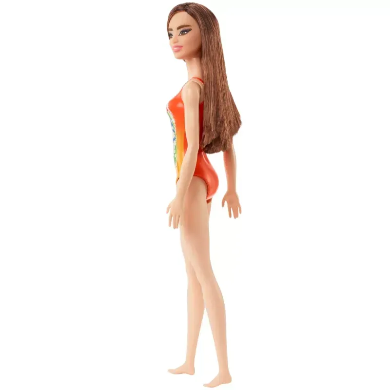 Jucarii, Copii si Bebe - Jucarii si jocuri - Papusi si accesorii - Papusi - Barbie Papusa Satena cu Costum de Baie Portocaliu - Infinity.ro