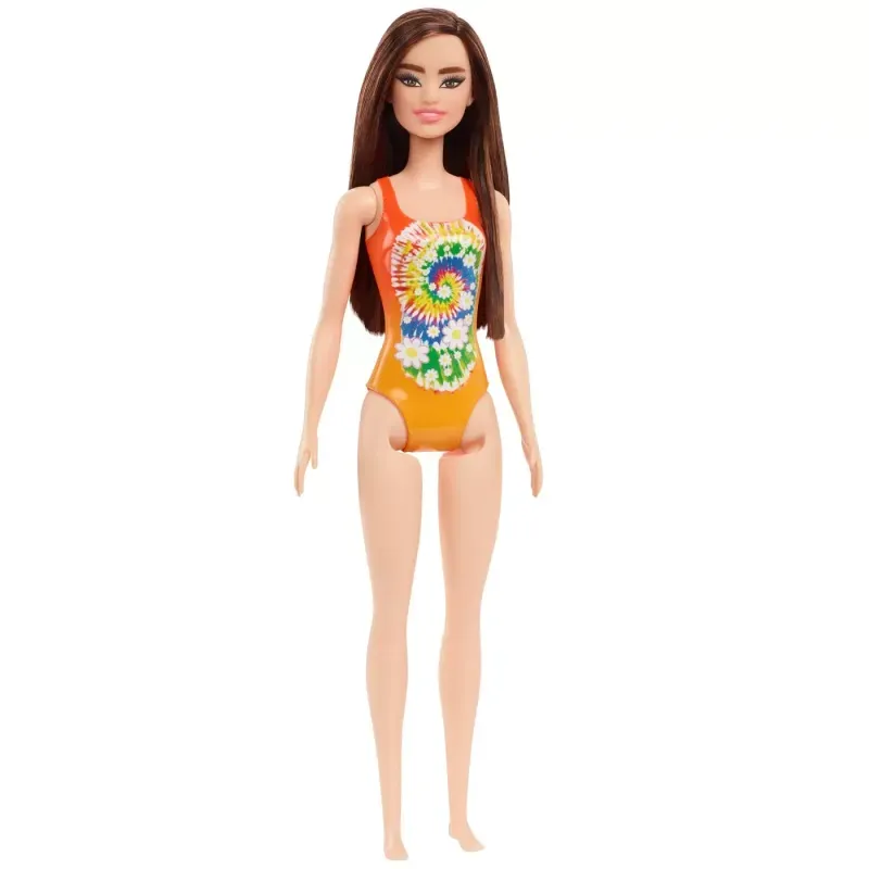 Jucarii, Copii si Bebe - Jucarii si jocuri - Papusi si accesorii - Papusi - Barbie Papusa Satena cu Costum de Baie Portocaliu - Infinity.ro