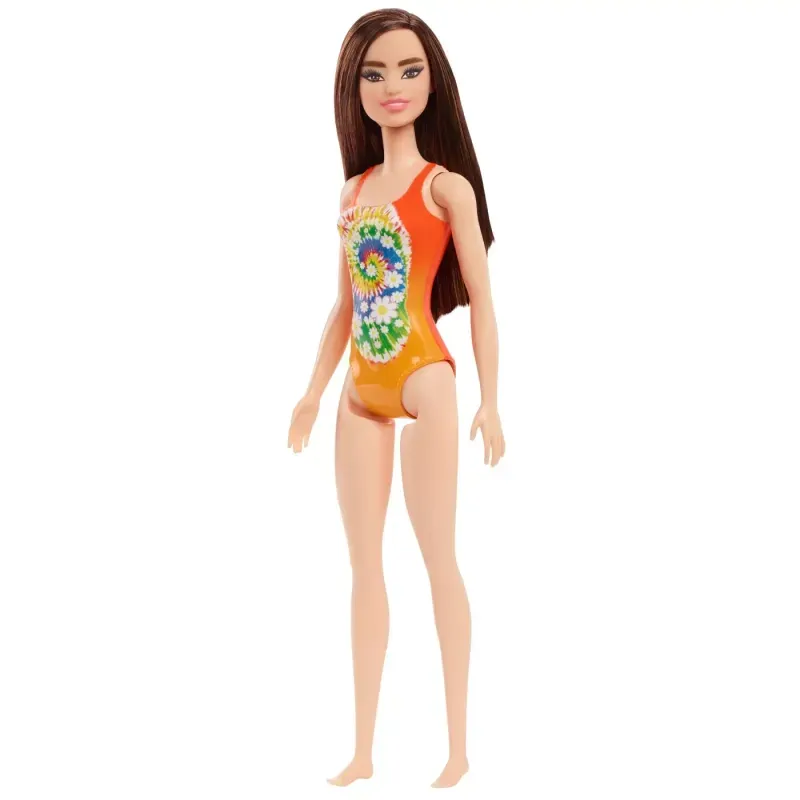 Jucarii, Copii si Bebe - Jucarii si jocuri - Papusi si accesorii - Papusi - Barbie Papusa Satena cu Costum de Baie Portocaliu - Infinity.ro