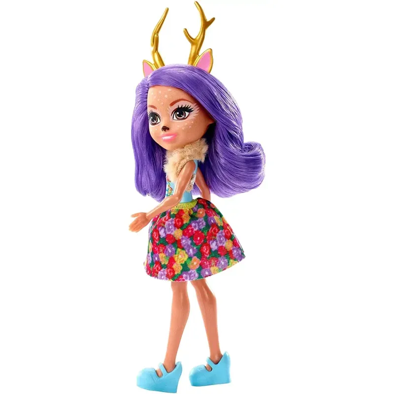 Jucarii, Copii si Bebe - Jucarii si jocuri - Papusi si accesorii - Papusi - Enchantimals  Papusi cu animalute, Danessa Deer si Sprint - Infinity.ro