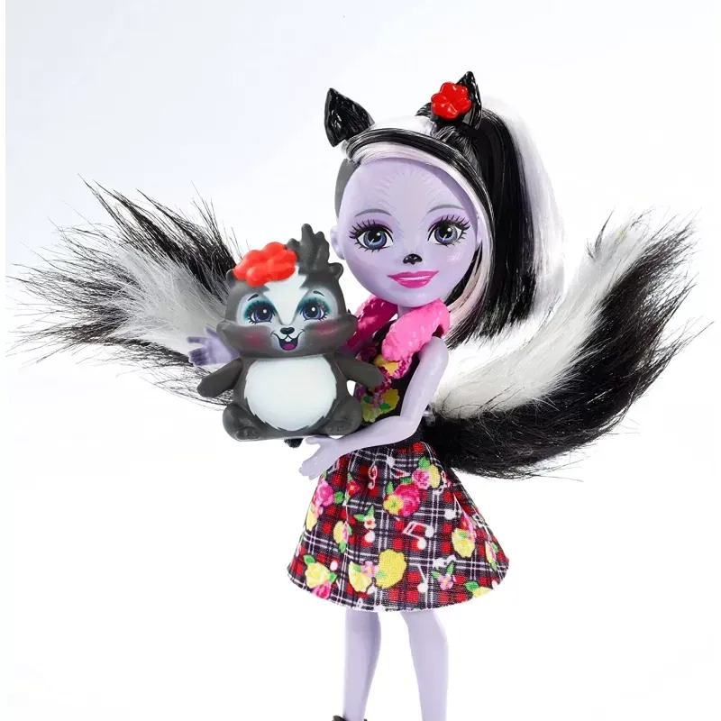Jucarii, Copii si Bebe - Jucarii si jocuri - Papusi si accesorii - Papusi - Enchantimals Papusi cu Animalute Sage Skunk si Caper - Infinity.ro