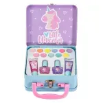 Jucarii, Copii si Bebe - Jucarii si jocuri - Jucarii de rol - Frumusete, bijuterii si accesorii fetite - Set de infrumusetare in cutie metalica pentru fetite - Infinity.ro
