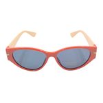 Fashion, accesorii si bijuterii - Femei - Accesorii femei - Ochelari de soare femei - Ochelari de soare, dama, Tiara, rosu corai intens, forma cat-eye, lentile negre, protectie UV 400 - Infinity.ro