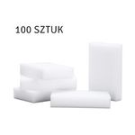 Casa si Gradina - Sanitare - Suporturi si accesorii baie - Accesorii baie - Set 10 bureti magici, melamina, alb, 10x6x2 cm - Infinity.ro