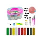 Casa si Gradina - Decoratiuni - DIY - Articole mercerie - Set croitorie, 50 piese, multicolor - Infinity.ro