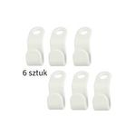 Casa si Gradina - Mobilier - Organizare si depozitare - Umerase si valeti - Set 6 carlige pentru umeras, plastic, alb - Infinity.ro