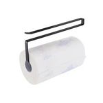 Casa si Gradina - Bucatarie si vesela - Organizare si depozitare bucatarie - Suporturi tacamuri si vase - Suport servetele de bucatarie, metal, negru, 26.5 cm - Infinity.ro