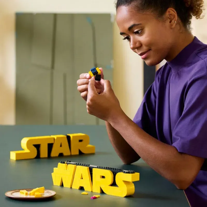 Jucarii, Copii si Bebe - Jucarii si jocuri - Seturi de constructie si cuburi - Seturi de constructie - Lego Star Wars Logoul Star Wars Din Caramizi 75407 - Infinity.ro