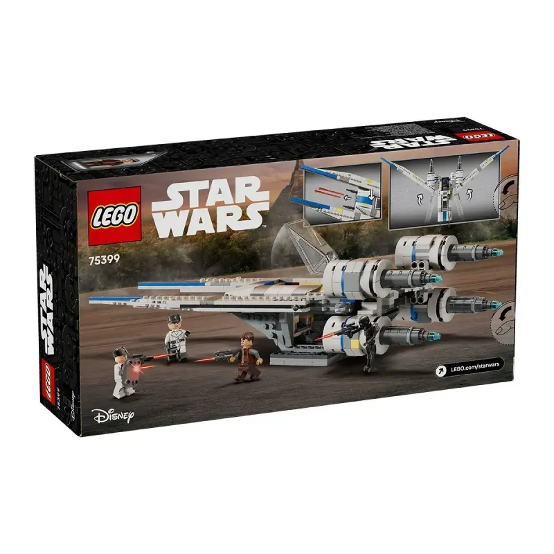Jucarii, Copii si Bebe - Jucarii si jocuri - Seturi de constructie si cuburi - Seturi de constructie - Lego Star Wars Nava Stelara U-wing A Rebelilor 75399 - Infinity.ro