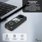 TV, Audio-Video si Foto - Camere de actiune si drone - Camere de actiune - Camera Sport 4K HD Imagini Exceptionale 4K, Ecran Tactil 1, 4 inch IPS, Wi-Fi, Wide Angle de 150°, Lentile HD, Negru - Infinity.ro