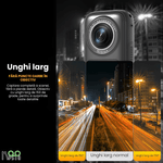 TV, Audio-Video si Foto - Camere de actiune si drone - Camere de actiune - Camera Sport 4K HD Imagini Exceptionale 4K, Ecran Tactil 1, 4 inch IPS, Wi-Fi, Wide Angle de 150°, Lentile HD, Negru - Infinity.ro