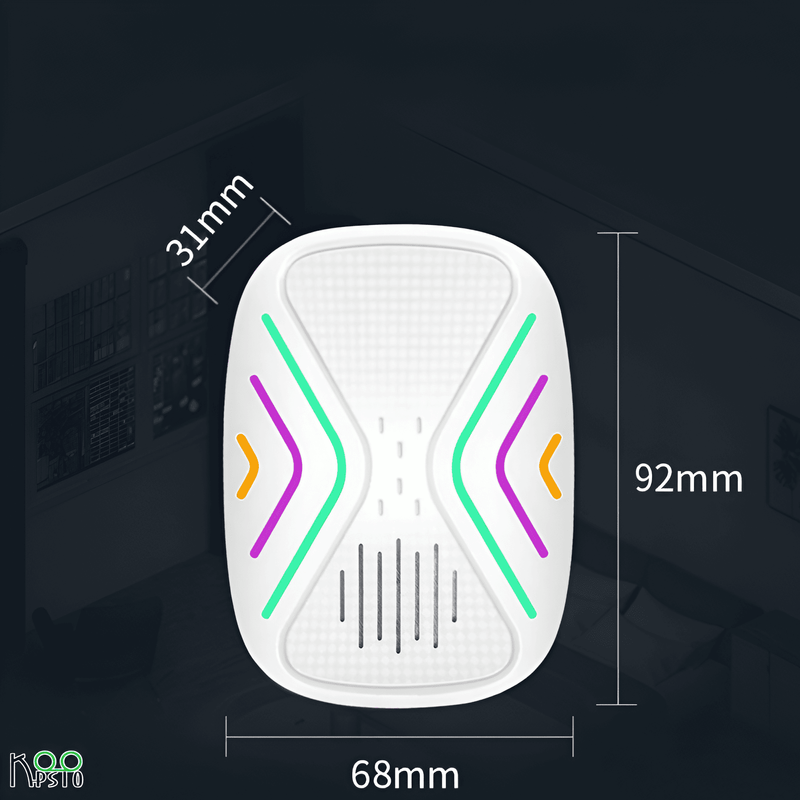 Casa si Gradina - Gradinarit si plante - Intretinere gradina - Articole daunatori gradina - Repelent Ultrasonic Smart pentru Soareci Koopsio, Frecventa Duala AI, Protectie Eficienta 100 m² - Infinity.ro