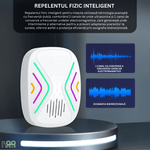 Casa si Gradina - Gradinarit si plante - Intretinere gradina - Articole daunatori gradina - Repelent Ultrasonic Smart pentru Soareci Koopsio, Frecventa Duala AI, Protectie Eficienta 100 m² - Infinity.ro