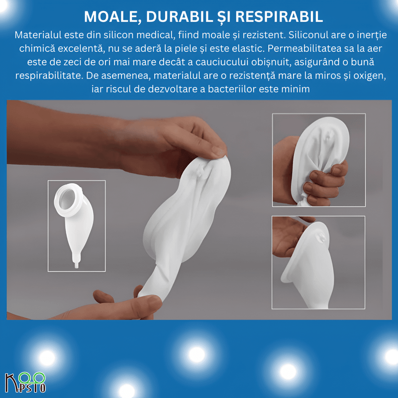 Ingrijire personala si Cosmetice - Ingrijire personala - Igiena intima - Scutece adulti si chiloti incontinenta - Set Chiloti Urinari Barbati Koopsio, Bumbac Pur,  Potrivire Adaptabila Marime 2XL-3XL 78-100 cm - Infinity.ro