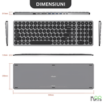 PC, gaming si accesorii - Periferice PC - Tastaturi - Tastatura Docking Station Koopsio Multiport, Slim, Low Profile, Compatibilitate Universala, slot HDMI 4K - Infinity.ro