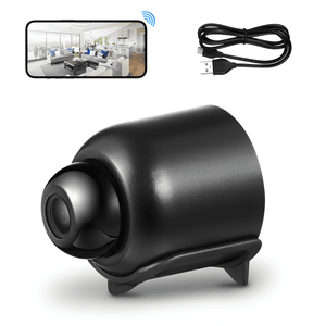 Micro Camera HD 1080P Koopsio, Vizualizare Infrarosu, Monitorizare Wi-Fi, Lentila Wide Angle 140°, Negru