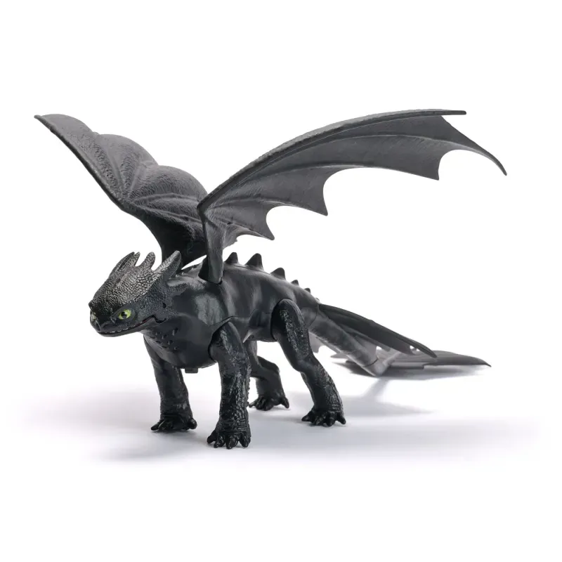 Jucarii, Copii si Bebe - Jucarii si jocuri - Figurine - Cum Sa Iti Dresezi Dragonul Lupta Dragonilor Figurina Dragon Toothless 26.5 Cm - Infinity.ro