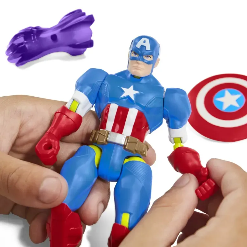 Jucarii, Copii si Bebe - Jucarii si jocuri - Figurine - Marvel Avengers Mix Mashers Figurina Capitan America 12cm - Infinity.ro