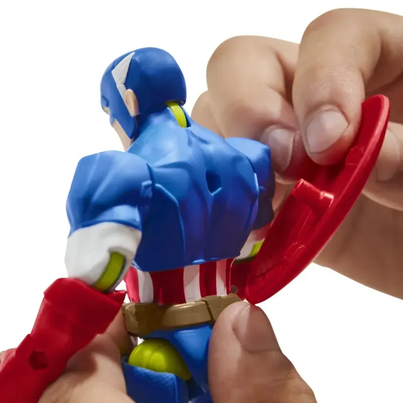 Jucarii, Copii si Bebe - Jucarii si jocuri - Figurine - Marvel Avengers Mix Mashers Figurina Capitan America 12cm - Infinity.ro