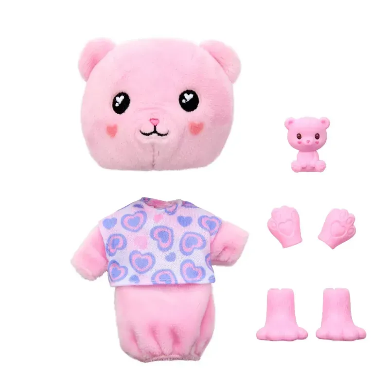 Jucarii, Copii si Bebe - Jucarii si jocuri - Papusi si accesorii - Papusi - Papusa Chelsea, Barbie, Cutie Reveal, Ursulet, 6 surprize - Infinity.ro