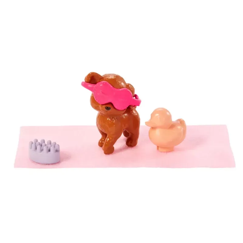 Jucarii, Copii si Bebe - Jucarii si jocuri - Papusi si accesorii - Papusi - Set de joaca cu accesorii si papusa, Barbie o zi la spa - Infinity.ro