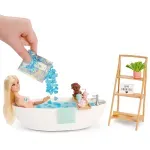 Jucarii, Copii si Bebe - Jucarii si jocuri - Papusi si accesorii - Papusi - Set papusa Barbie, Confetti Bath, Cada si accesorii - Infinity.ro