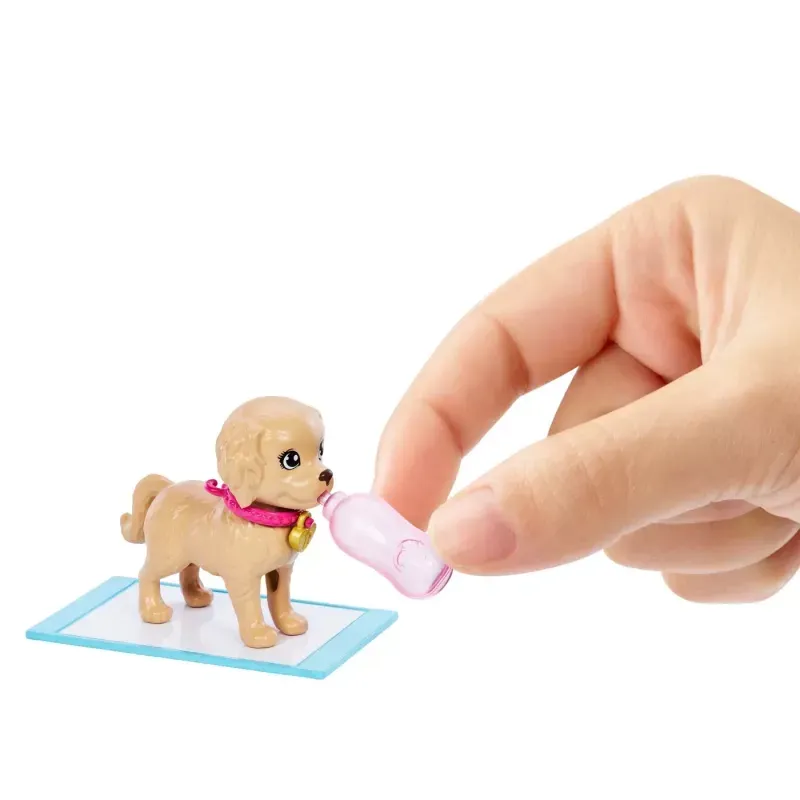 Jucarii, Copii si Bebe - Jucarii si jocuri - Papusi si accesorii - Papusi - Set de joaca cu papusa, Barbie, Pup Adoption - Infinity.ro