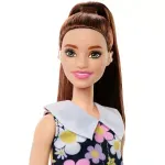Jucarii, Copii si Bebe - Jucarii si jocuri - Papusi si accesorii - Papusi - Papusa Barbie Fashionista Satena Cu Rochie Cu Imprimeu Floral - Infinity.ro