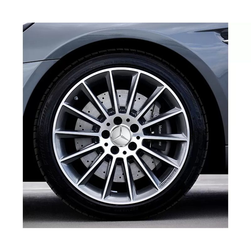 Auto si Moto - Anvelope si jante - Accesorii roti - Capace roti - Set 4 Capace jante aliaj Mercedes Benz 70mm - 75mm Gri - Infinity.ro