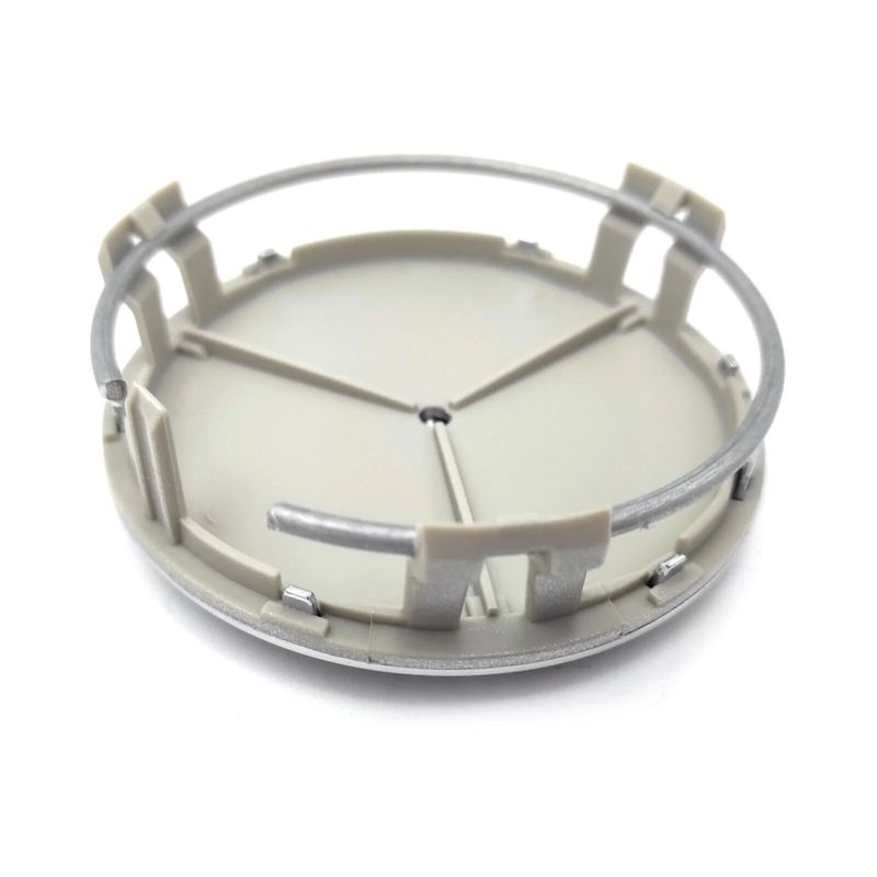 Auto si Moto - Anvelope si jante - Accesorii roti - Capace roti - Set 4 Capace jante aliaj Mercedes Benz 70mm - 75mm Gri - Infinity.ro