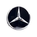 Auto si Moto - Anvelope si jante - Accesorii roti - Capace roti - Set 4 Capace jante aliaj Mercedes Benz 70mm - 75mm Negre - Infinity.ro