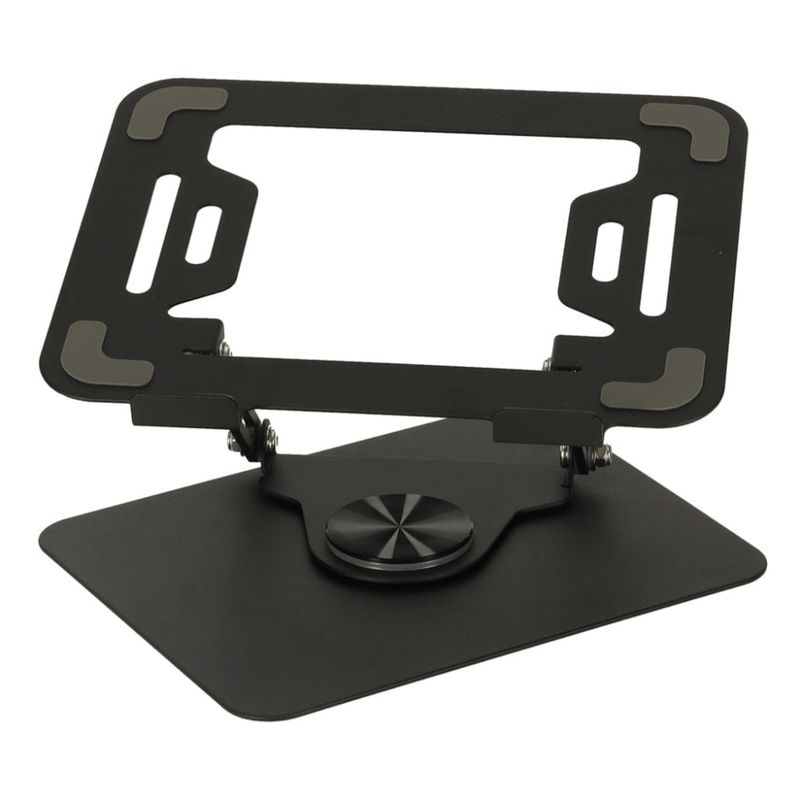 Laptop, Telefoane si Tablete - Laptopuri si accesorii - Accesorii Laptop - Standuri/Coolere notebook - Suport Laptop Reglabil, Baza Rotativa 360°, Anti-Alunecare, Disipare Caldura, Pliabil, 10-16", Metal, Cheie si Imbus - Infinity.ro