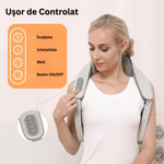 Ingrijire personala si Cosmetice - Sanatate si wellness - Articole wellness - Aparate si dispozitive de masaj - Aparat Masaj Cervical Hands-Free, pentru Relaxare Musculara, Rola de Masat care Imita Masajul Uman, Functie Incalzire - Infinity.ro