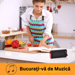 TV, Audio-Video si Foto - Portabile audio - Radio - Radio Portabil FM, Boxa Bluetooth, LCD, Card Micro SD, AUX, EQ 6 Moduri, Maner Transport, USB, Negru/Rosu - Infinity.ro