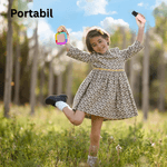 TV, Audio-Video si Foto - Audio profesionale - Microfoane profesionale - Set 2 Microfoane Karaoke cu Boxa, Wireless, Bluetooth, LED RGB, Sunet 3D, 5 Efecte, MicroSD, AUX, Portabil, USB-C, Roz - Infinity.ro