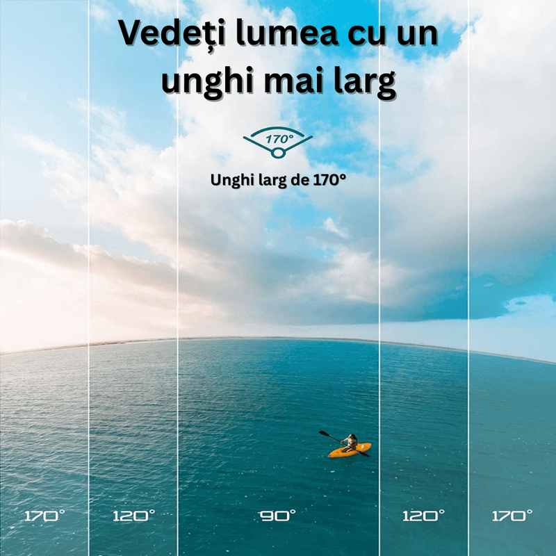 TV, Audio-Video si Foto - Camere de actiune si drone - Camere de actiune - Camera Sport WiFi M80, 4K/30FPS, 20MP, LCD 2.0", 170° Reglabil, Rezistenta Apa 40M, Telecomanda, 2 Baterii, Geanta - Infinity.ro