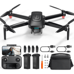 TV, Audio-Video si Foto - Camere de actiune si drone - Drone - Drona HS175G cu Telecomanda, Camera 4K UHD, Senzor Sony, WiFi 5G, GPS, EIS, Tap-Fly, 60 min, USB, Geanta, 2 Baterii - Infinity.ro