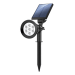 Casa si Gradina - Corpuri si surse de iluminat - Iluminat exterior - Lampi solare - Lampa Solara RGB de Exterior, cu Panou Solar Incorporat, 7 LED COB, Rezistenta la Apa IP65, Kit Montaj Inclus - Infinity.ro