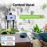 Casa si Gradina - Gradinarit si plante - Instalatii si accesorii pentru irigatii - Accesorii irigare - Programator WiFi Irigare, 2 Iesiri, 40 Programe, Control App, Rain Delay, Automat/Manual, IP55, Vocal, Alexa/Google - Infinity.ro