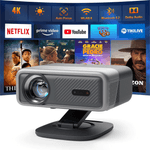 TV, Audio-Video si Foto - Videoproiectoare si accesorii - Videoproiectoare - Videoproiector 1080P Full HD, WiFi 6, Bluetooth 5.2, 28000 Lumeni, Audio Dolby, Focalizare Automata, Suporta 4K - Infinity.ro
